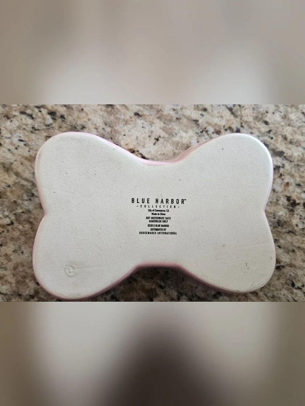 ​Pink Ceramic Dog Bowl Bundle: Top Paw & Blue Harbor Collection
